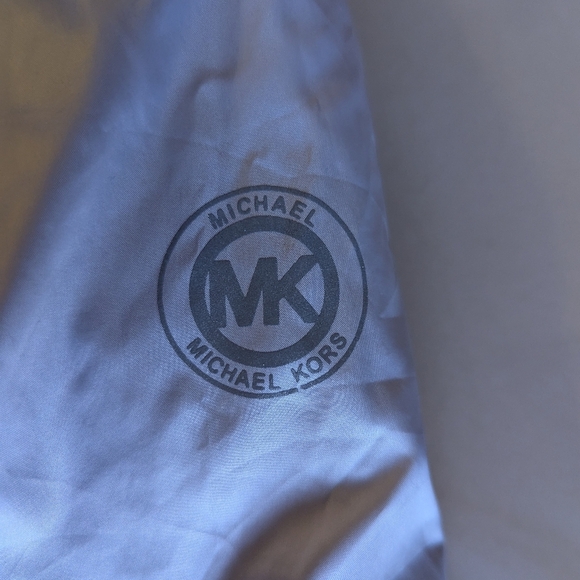 Michael Kors Silky Light Weight Wind Breaker Silver Jacket Teen  Size 14 - Picture 7 of 16